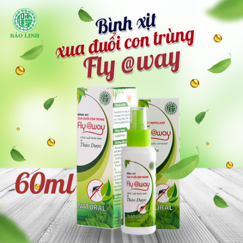 Bình xịt đuổi muỗi và côn trùng Fly@way