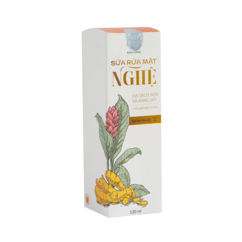 Sữa rửa mặt nghệ Bảo Linh AHA tạo bọt