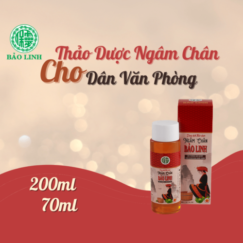 Dung dịch thảo dược ngâm chân cho dân văn phòng