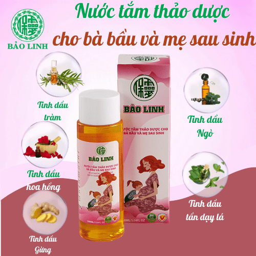 Nước tắm thảo dược cho bà bầu và mẹ sau sinh Bảo Linh