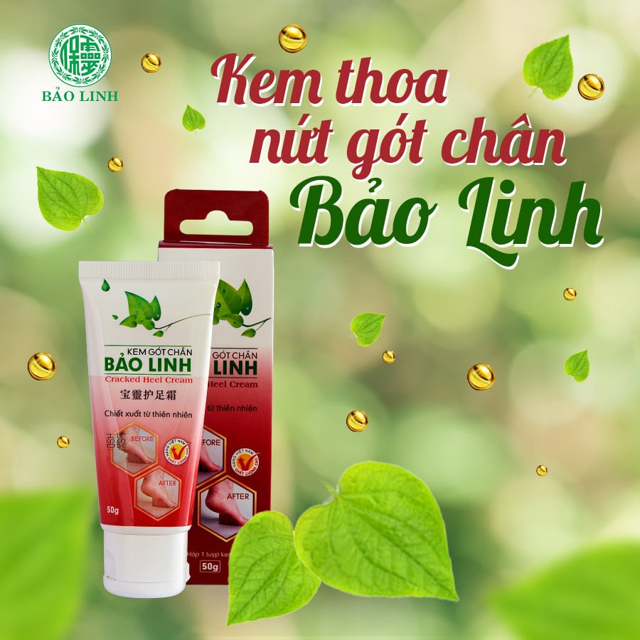 Kem tinh dầu gót chân Bảo Linh trị nứt nẻ rạn da tay chân