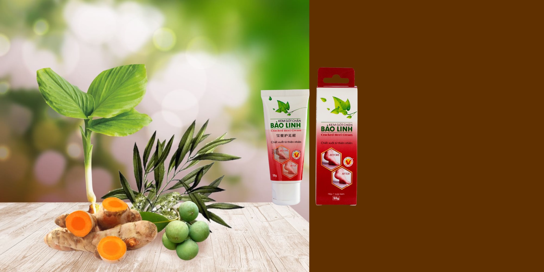 Kem tinh dầu gót chân Bảo Linh