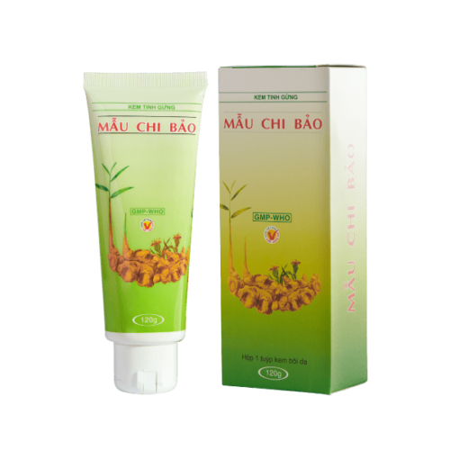 Kem tinh gừng xoa bóp Mẫu Chi Bảo 120gram