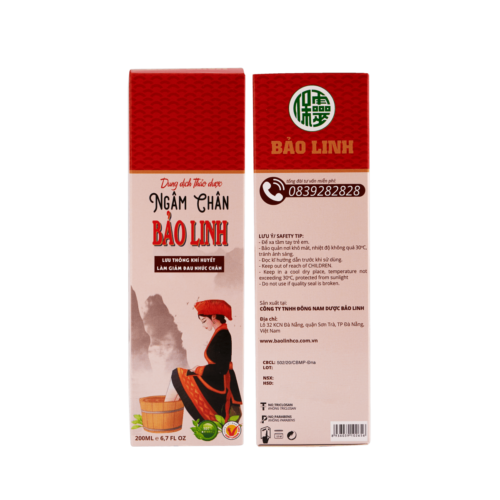 Dung dịch thảo dược ngâm chân Bảo Linh